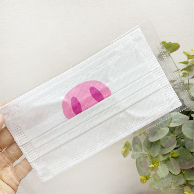 smvp 猪鼻子口罩小猪鼻子口罩女高颜值网红同款口罩白色 【猫咪 猪猪