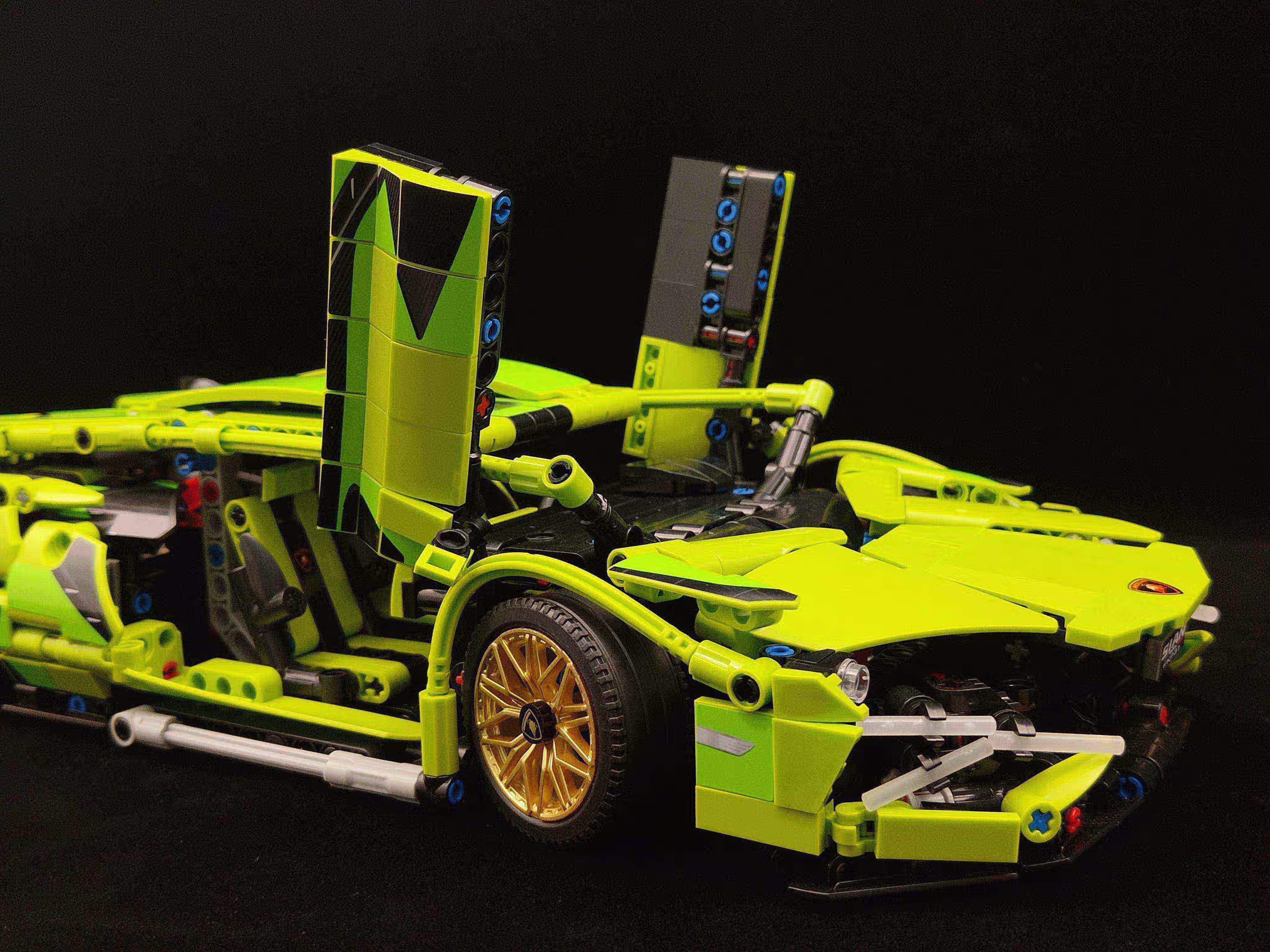 乐高lego旗舰兰博基尼遥控灯光动力组合跑车汽车成人拼装积木玩具