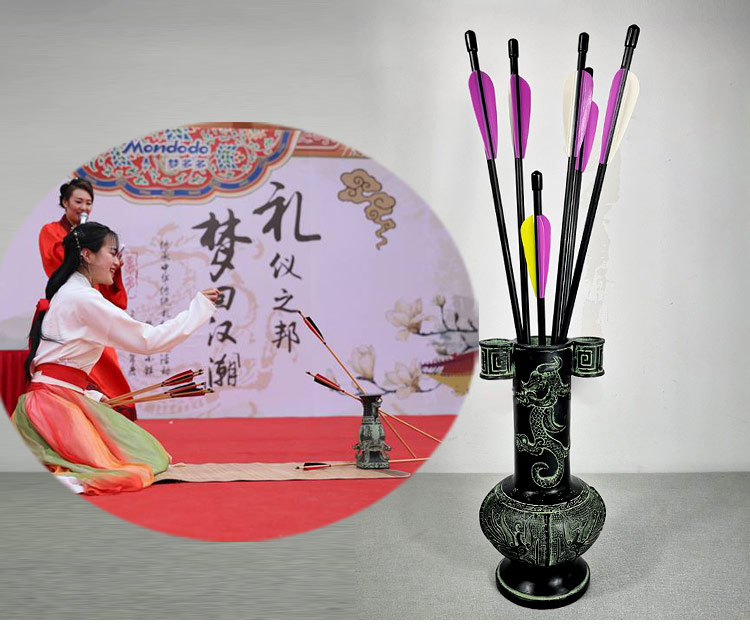 仿古投壶游戏道具投壶箭婚庆影视公司景区庙会儿童活动玩具 六棱投壶