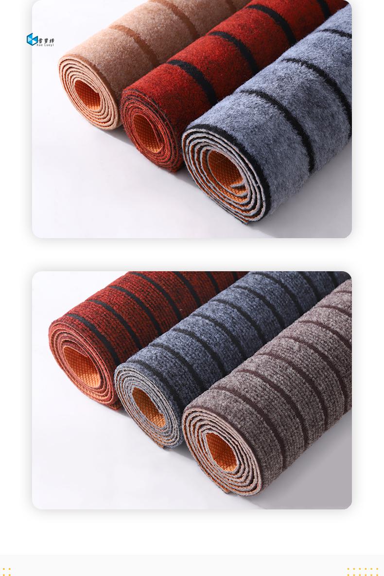 隔音吸音加厚地毯办公室房录音室ktv舞台工业黑灰色毛地毯垫降噪防躁