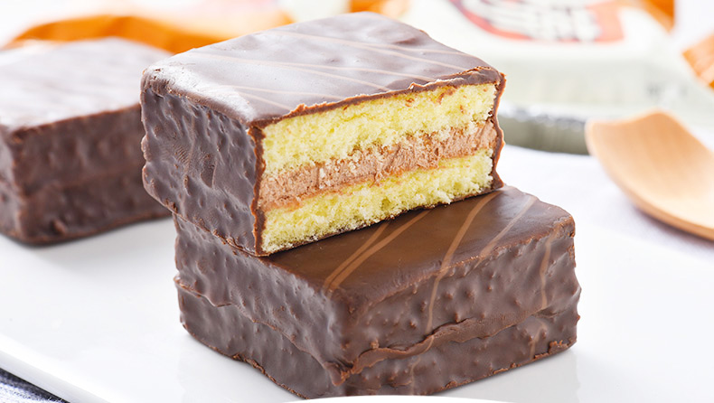 好丽友派q蒂巧克力蛋糕面包蛋黄派早餐糕点网红零食小吃休闲食品 榛子