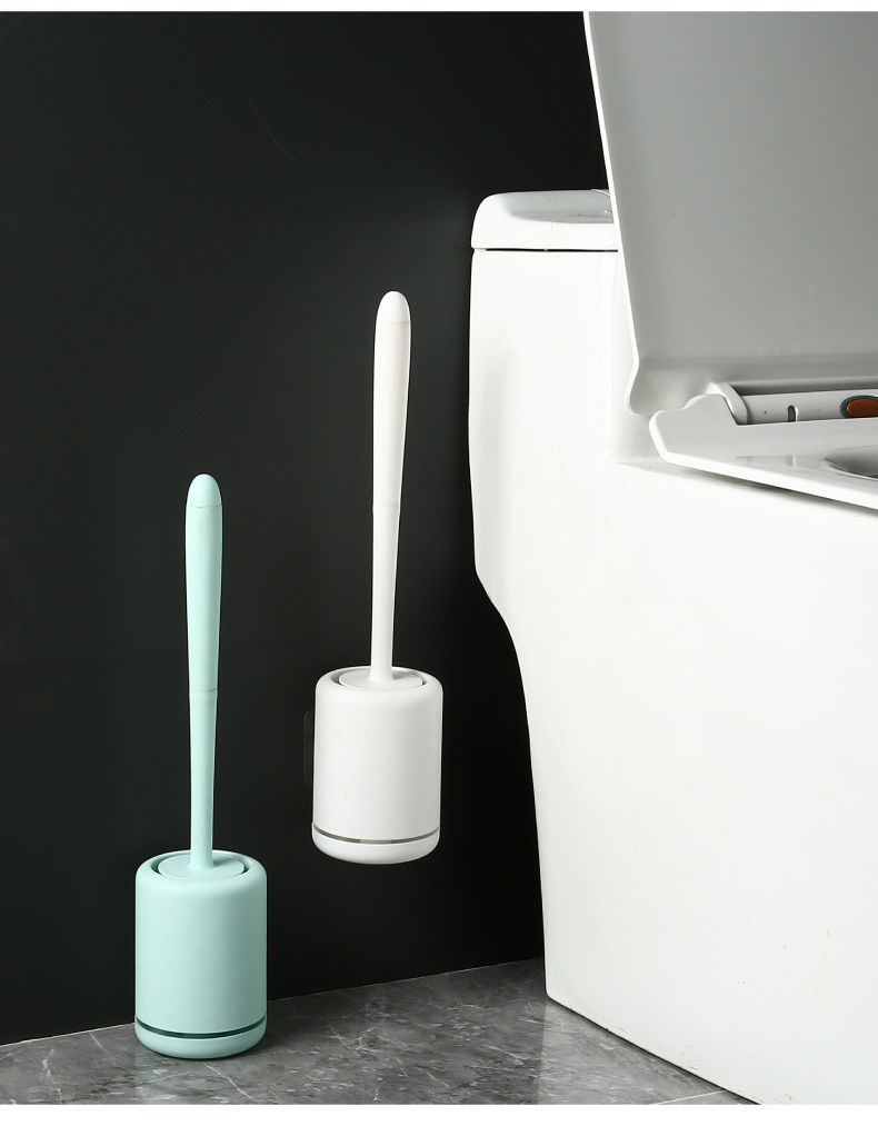 马桶刷子卫生间无死角多功能洁厕坐便清洁刷带洗厕所刷子挂墙 【耐磨