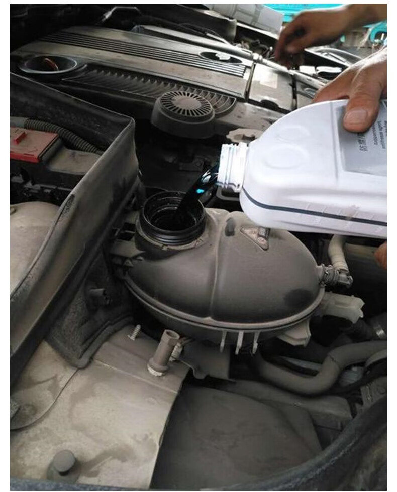 奔驰原厂专用红色蓝色冷却剂防冻液冷却液适用于奔驰全系1.