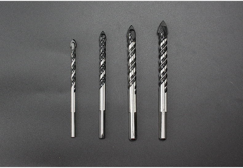 定制瓷砖钻头6mm多功能打孔玻璃开孔器瓷砖电钻磁砖水泥墙合金三角钻