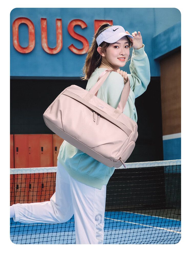 GOLF Travel Bag, Sports And Fitness Bag for Women, with Separate Shoe Compartment, Dry And Wet Separation, Handheld Luggage Bag for Business Trips And Travel, Shoulder Bag 4