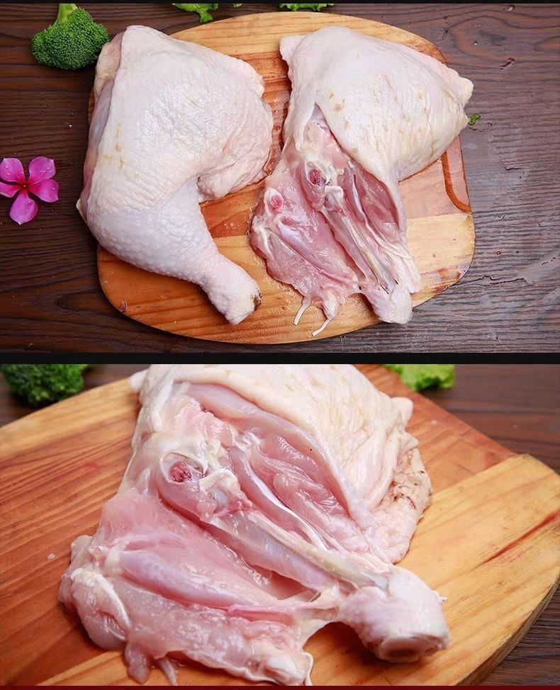 新鲜鸡边腿批发鸡腿新鲜生鸡冷冻大腿鸡烧烤炸腌制食鸡边腿四斤