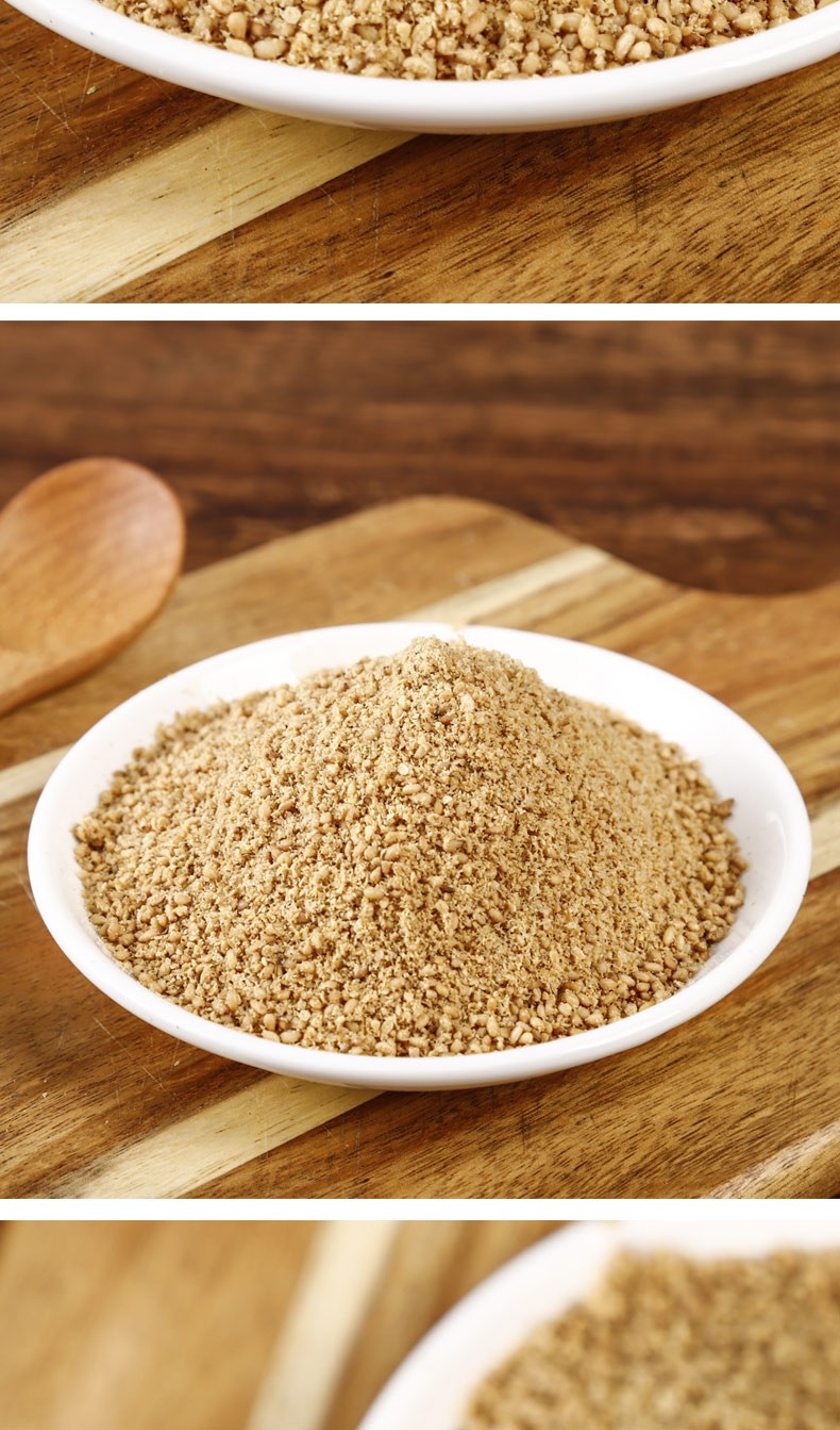 盐手工蘸料农家山东河南特产商用咸味纯芝麻盐熟即食白芝麻盐黑芝麻盐