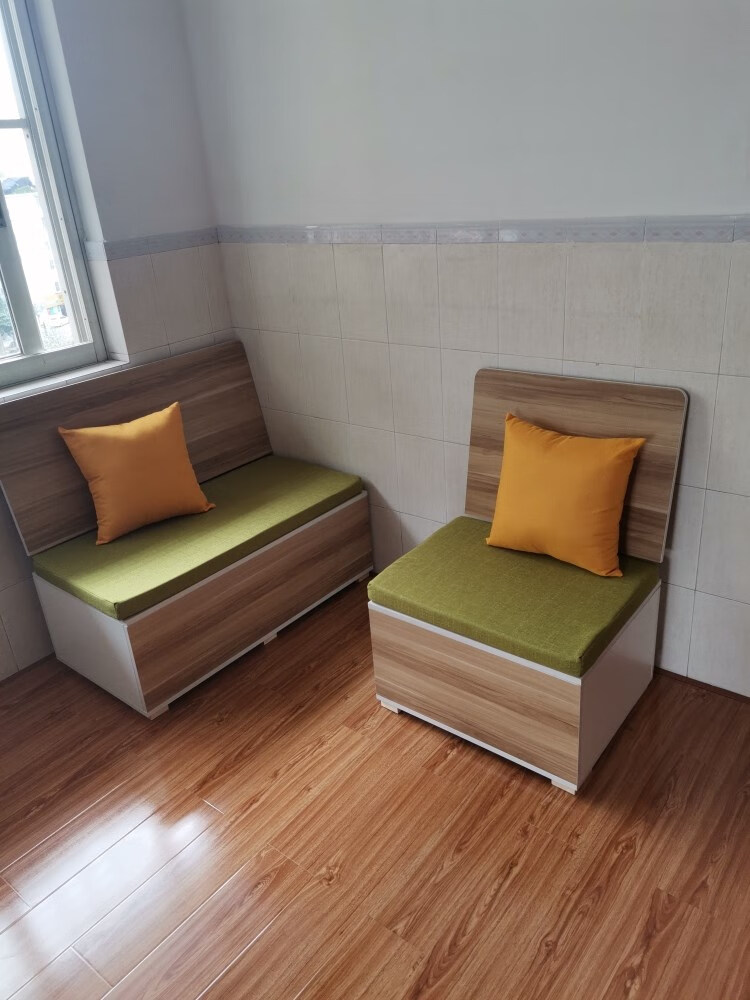 菲美柏 简约卡座小户型储物沙发餐厅餐桌椅组合家用卡座沙发带抽屉可