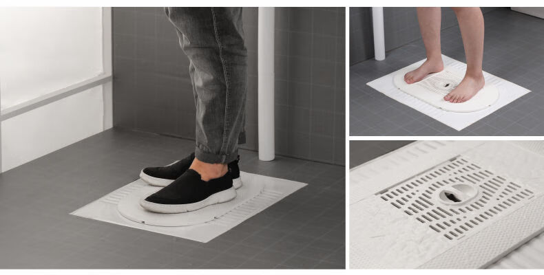 蹲便器盖板通用厕所盖板蹲坑盖蹲厕盖板便池盖防鼠防臭大便踏板盖方形