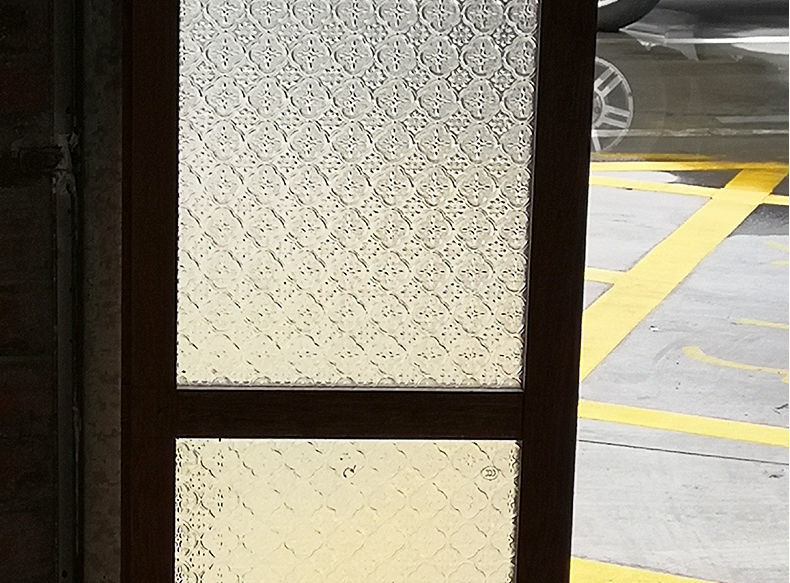 复古玻璃贴膜海棠压花玻璃贴纸中式老式窗户贴膜复古卫生间玻璃门防