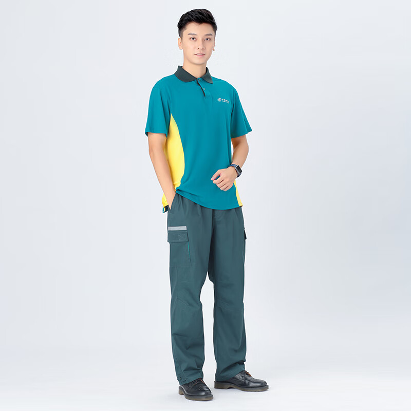 邮邮政投递员工作服新款短袖男女邮局裤子制服外勤人员工装夏裤 t恤 s