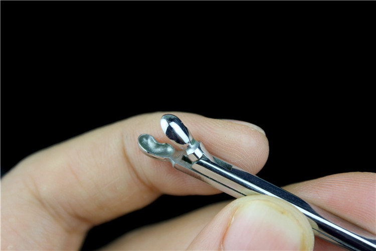 上海医疗器械厂jz金钟五官耳鼻喉科手术器械咽喉医用喉钳喉取样钳喉咙