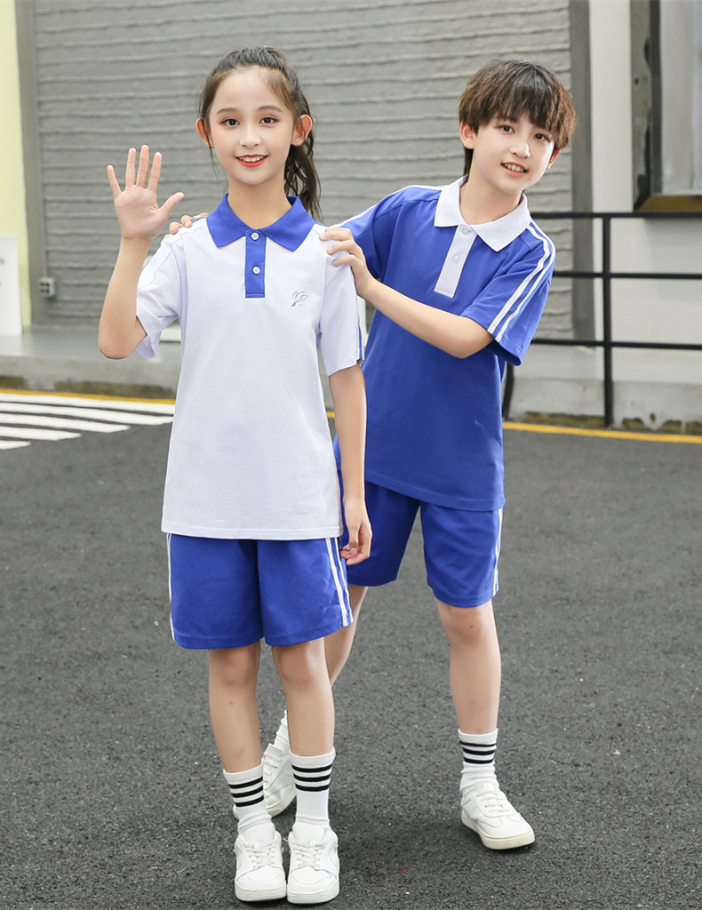 布恩普深圳市小学生校服礼服夏装男女深圳校服小学生班服男女运动套装