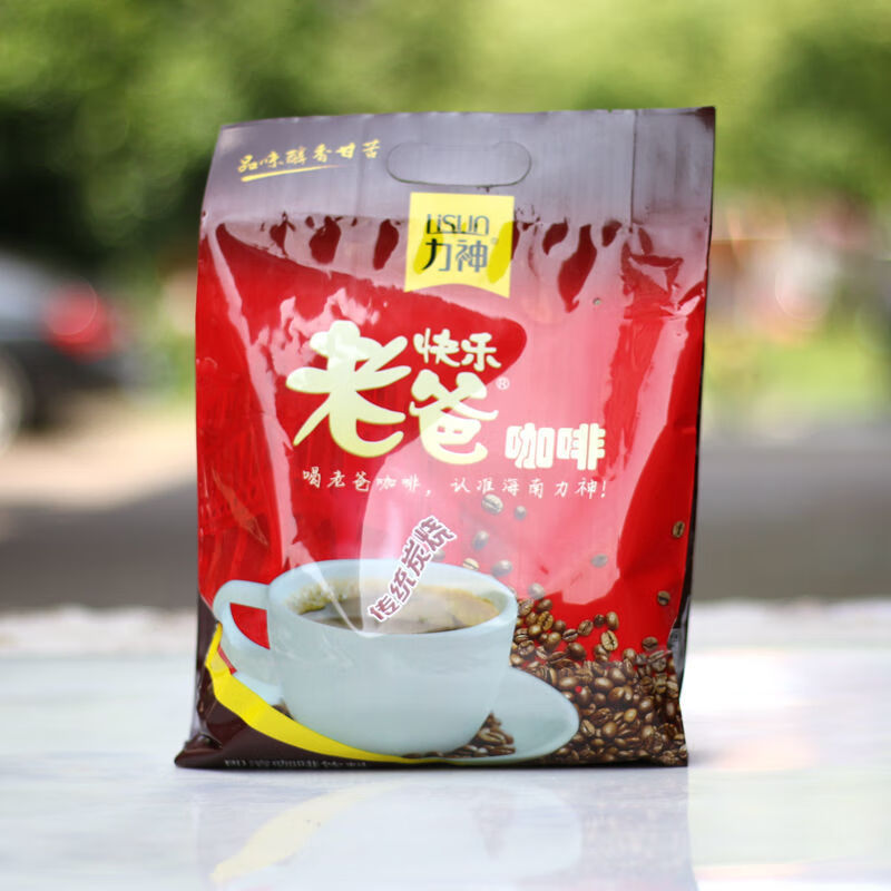 力神炭烧咖啡 680g(40条袋装) 力神老爸咖啡传统炭烧海南速溶 680g