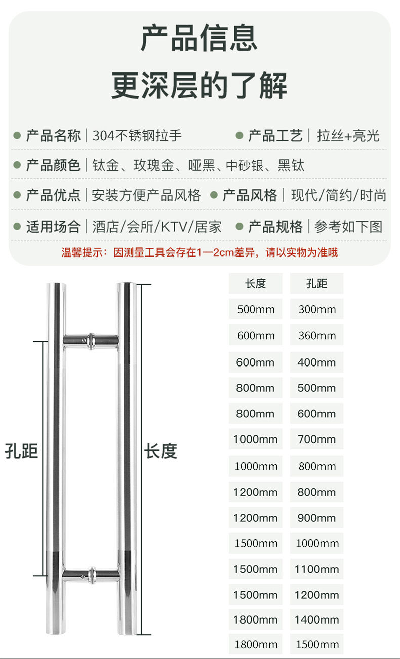 玻璃门拉手安装图解图片