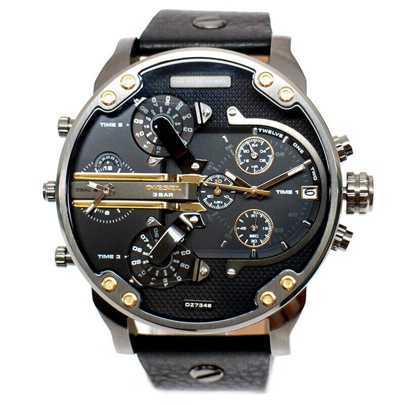 0系列多时区大表盘计时石英手表时尚休闲 dz7395 偏光【图片 价格