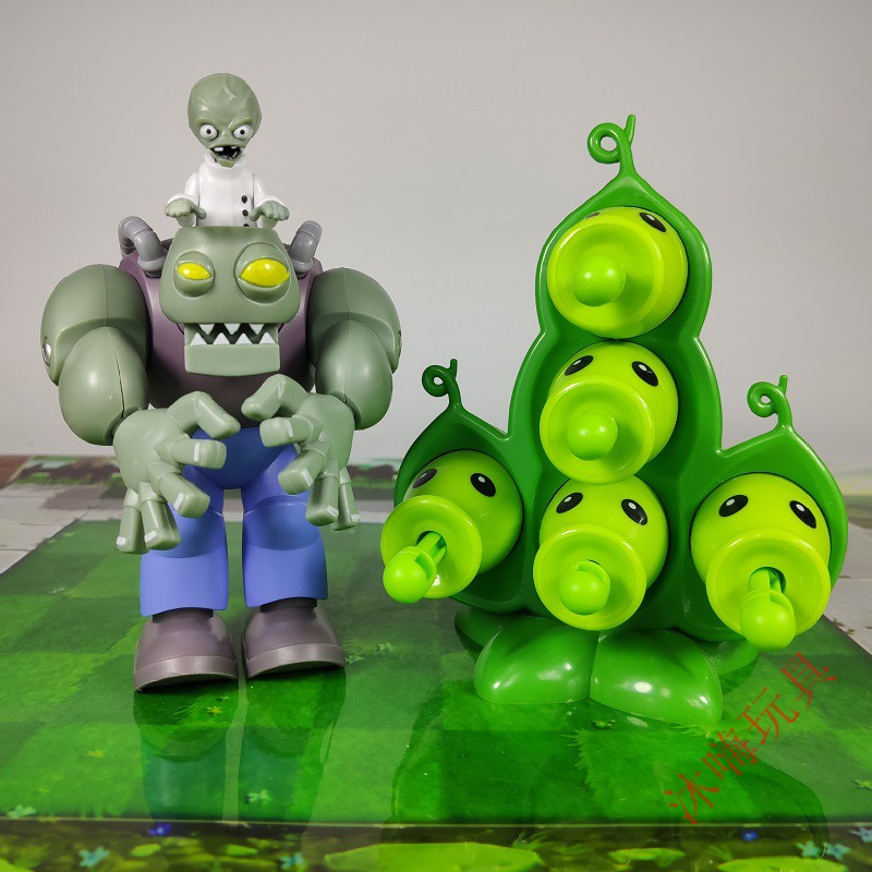 【精选好物】正版植物大战僵尸玩具全套僵尸博士僵王大号海盗巨人男孩