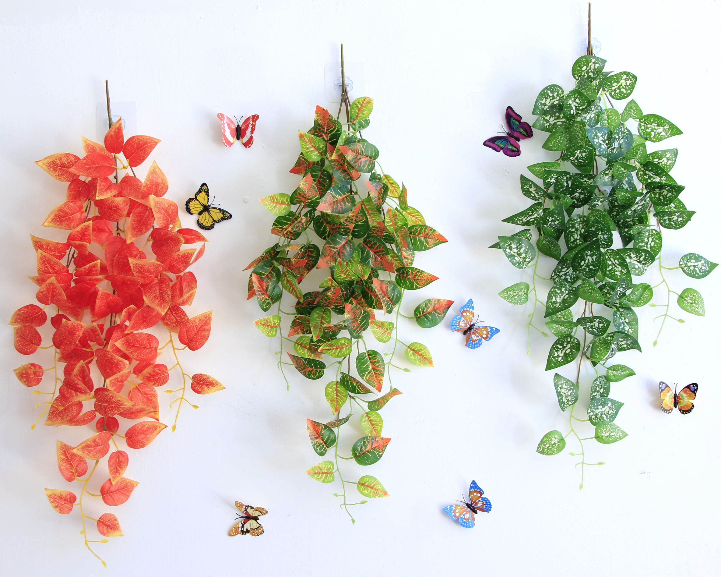 仿植物客厅卧室墙面房间简约装饰品墙壁饰墙上创意绿植挂件壁挂迷你