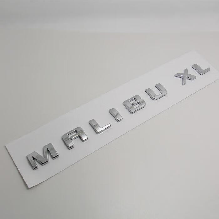 雪佛兰迈锐宝xl字标车门字母侧门标 malibuxl后备箱英文车标字贴
