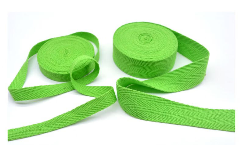 带布料滚边布条 彩色布条2cm宽彩色棉布带绳子绑带棉质人字纹织带辅料