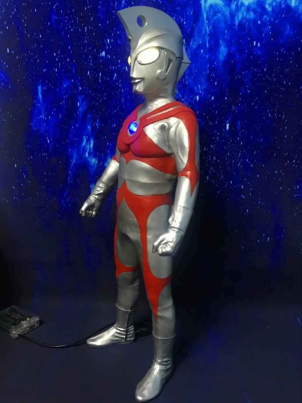 适用于定制全新现货xplus奥特曼系列发光人偶50厘米超大赛文初代杰克