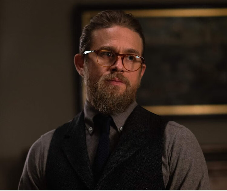 【官方精品】品牌绅士们查理汉纳姆同款眼镜框男复古板材眼镜框眼镜