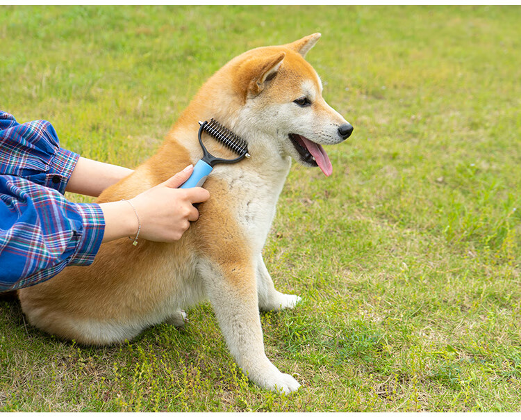 狗狗梳子大型犬泰迪宠物开结去狗毛金毛专用梳毛刷神器中型犬用品 16