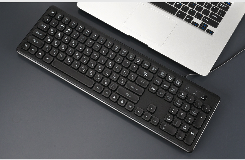 俄语键盘俄罗斯俄文俄文标准版电脑键盘俄文练习打字键盘 俄文 俄语