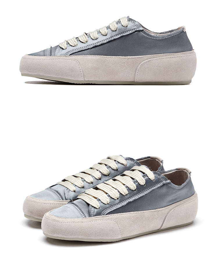 zsbella赛斯贝拉西班牙绸缎鞋2022春季新款真丝女鞋休闲板鞋21212058