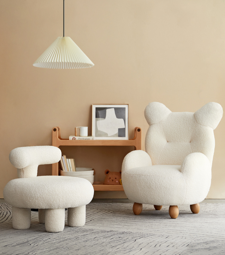 儿童小熊沙发椅可爱宝宝单人卡通座椅阅读婴儿迷你懒人小沙发儿童沙发