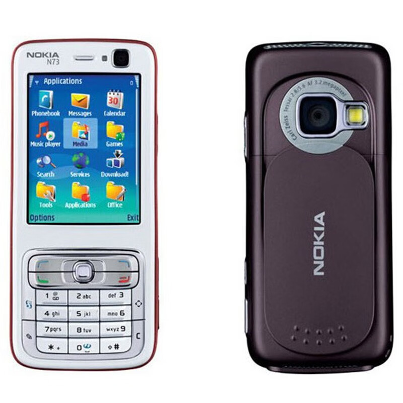 诺基亚nokian73手机老人机移动联通经典直板按键手机学生备用功能机