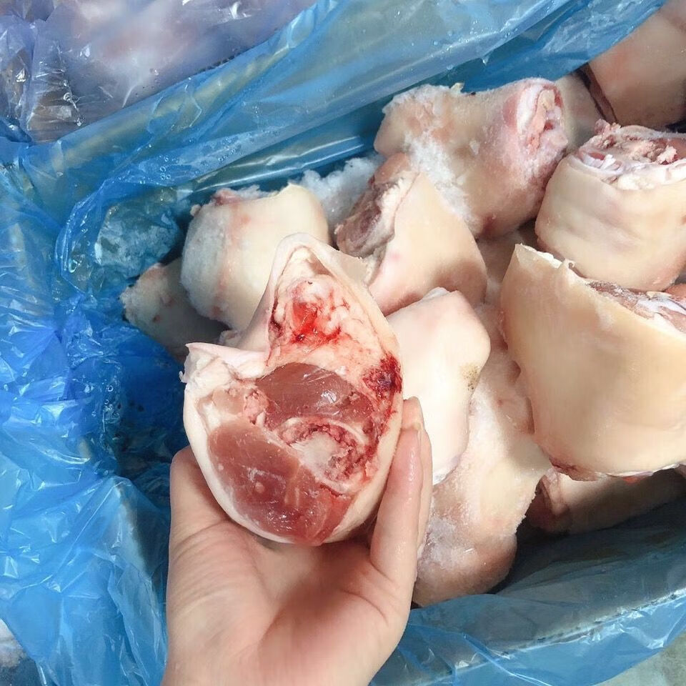 猪脚圈块大脚圈猪脚圈新鲜冷冻脚圈小蹄膀20斤饭店食堂卤菜专用江苏