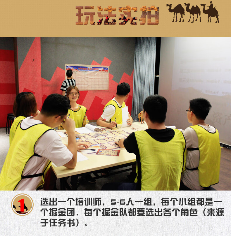 团建游戏道具沙漠掘金升级版全套团建活动培训沙盘模拟团队拓展淘金