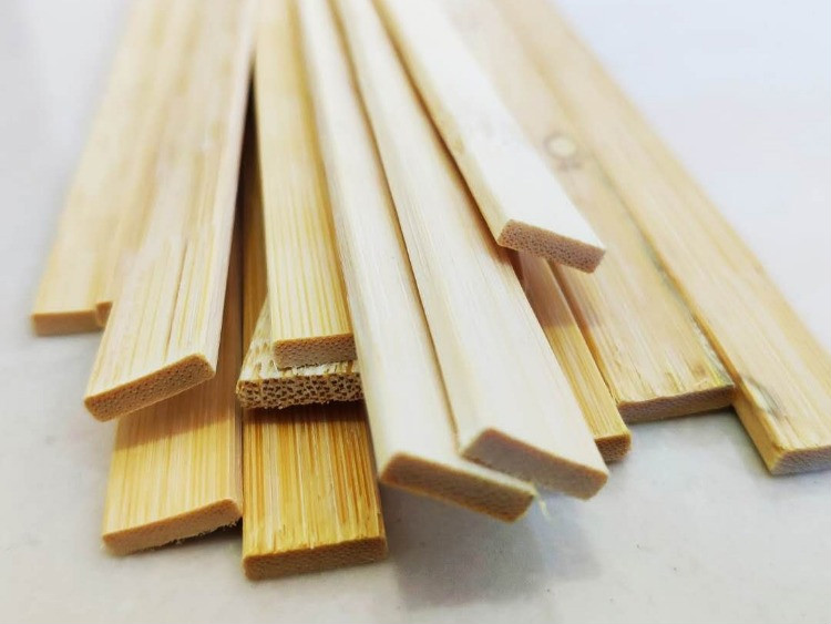 古之南 竹片竹条板竹片条手工diy材料装饰幼儿园方竹条竹条子手工方竹