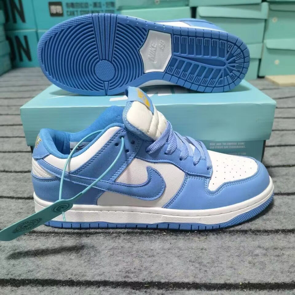 【官方】乔ajlowmaxairdunksbaf新汤达人白银蓝男女低帮板鞋情侣休闲