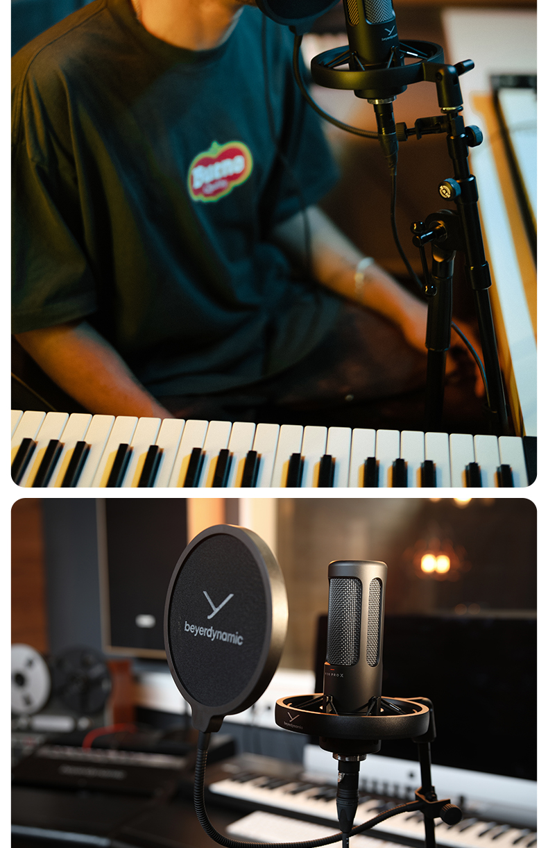 拜亚动力beyerdynamic拜雅m90prox电容麦克风直播主播级录音专用话筒