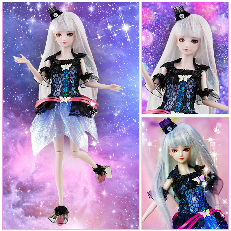 罗丽娃娃灵冰公主仙子精灵梦夜萝莉芭比叶萝莉女孩玩具30 【黑香菱】2