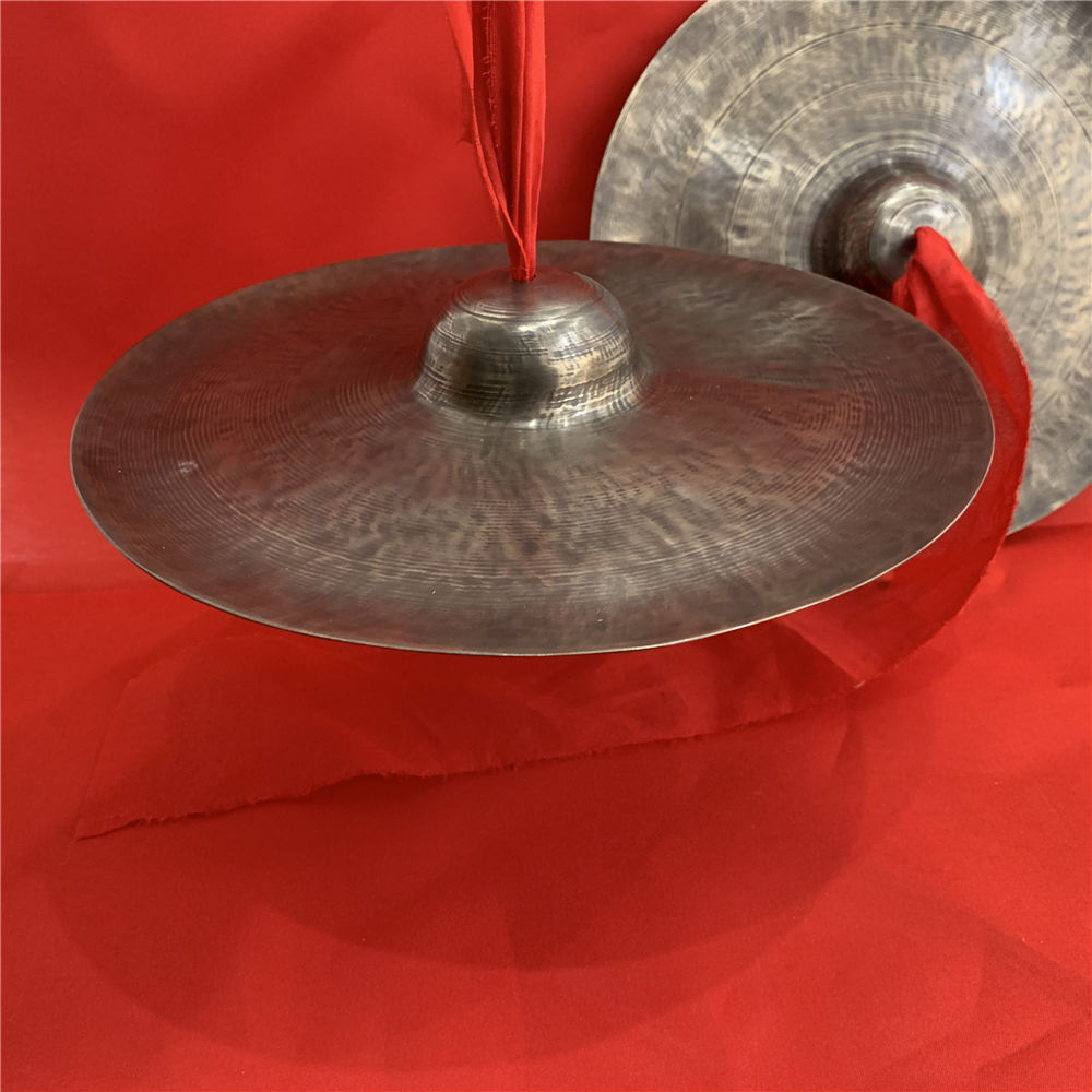 2730cm纯手工青铜军镲小顶钹学生钹舞龙狮腰鼓小帽镲27cm