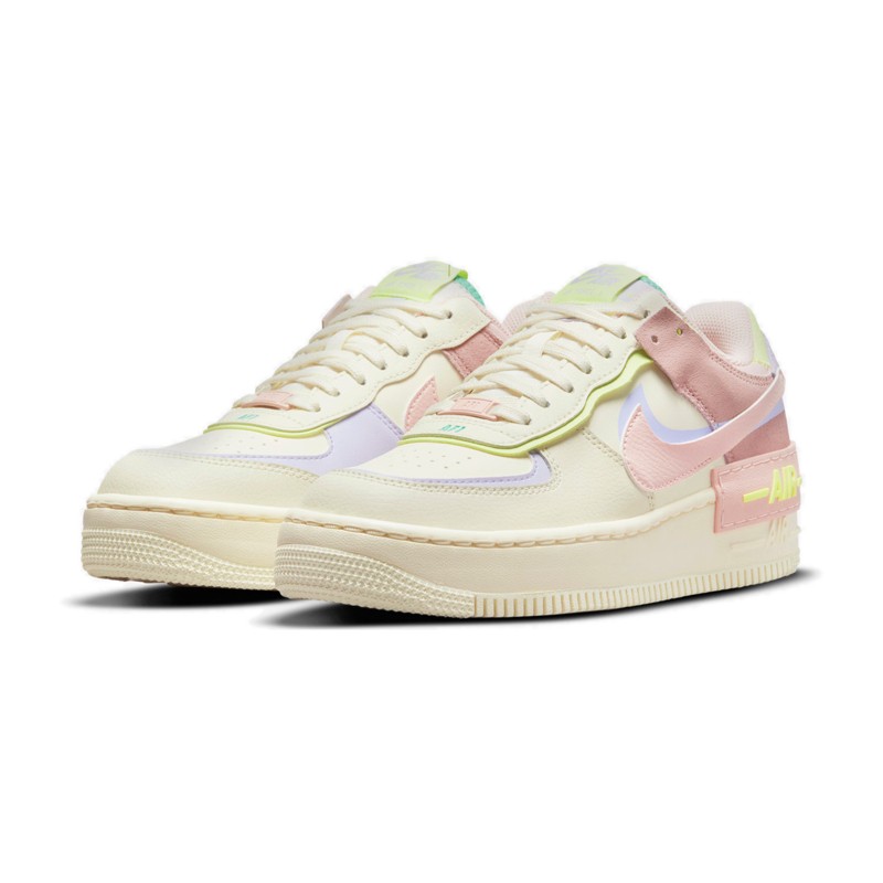 nike耐克 air force 1空军一号 黄粉马卡龙 运动鞋 板鞋 女鞋 ci0919