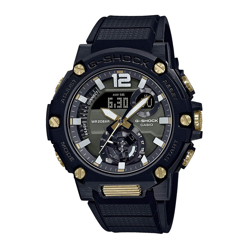 卡西欧casio男表gshock系列gstb300太阳能多功能时尚蓝牙潮流运专属