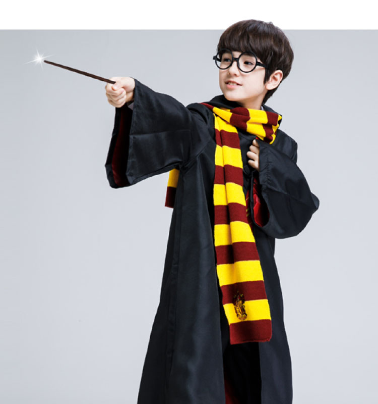 哈利波特服饰儿童角色扮演服装哈利波特披风全套魔法学院校服harry