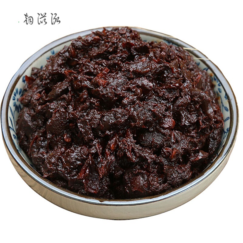 豆瓣酱商用四川郫县鹃城牌三年陈酿750黑豆瓣酱礼盒川菜调料【图片