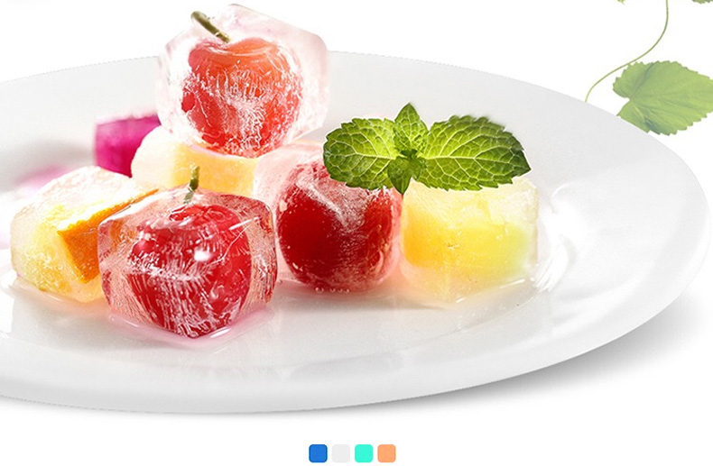 硅胶制冰盒带盖自制冰格食用冰球大小家用速冻器冰箱做冻冰块模具硅胶