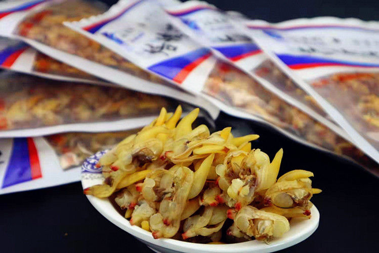 丹东黄蚬子丹东滋之鲜焙烤黄蚬子干无沙去内脏即食蛤蜊肉干海鲜干货香