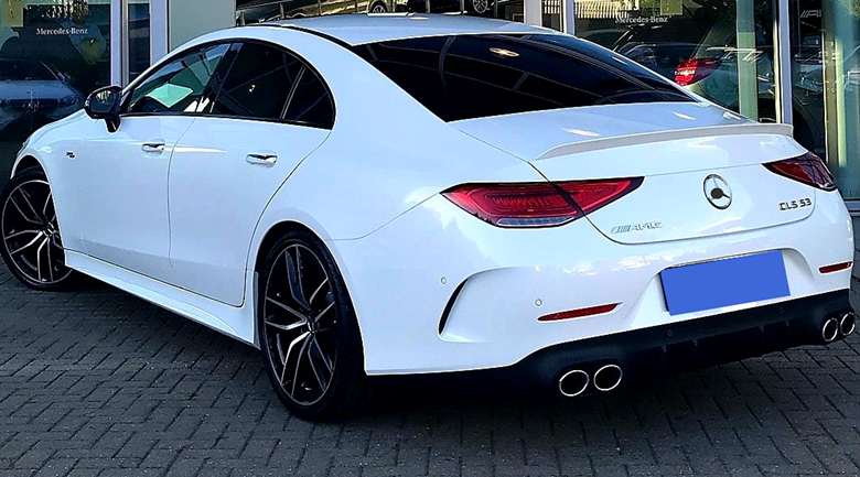 适用新奔驰clsc257尾翼cls350300260改装件amg款碳纤维201821烤漆月光