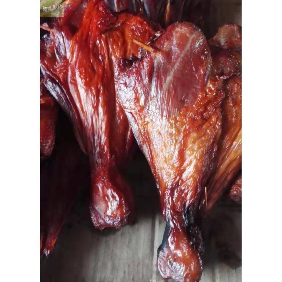 江西宜春腊火鸡腿超大整只700/950克烟熏火腿腊肉多开胃农家腌制 净重