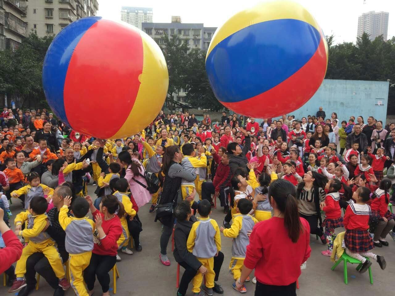 超大充气沙滩球戏水球亲子游戏足球大球户外广场活动庆典舞台道具100
