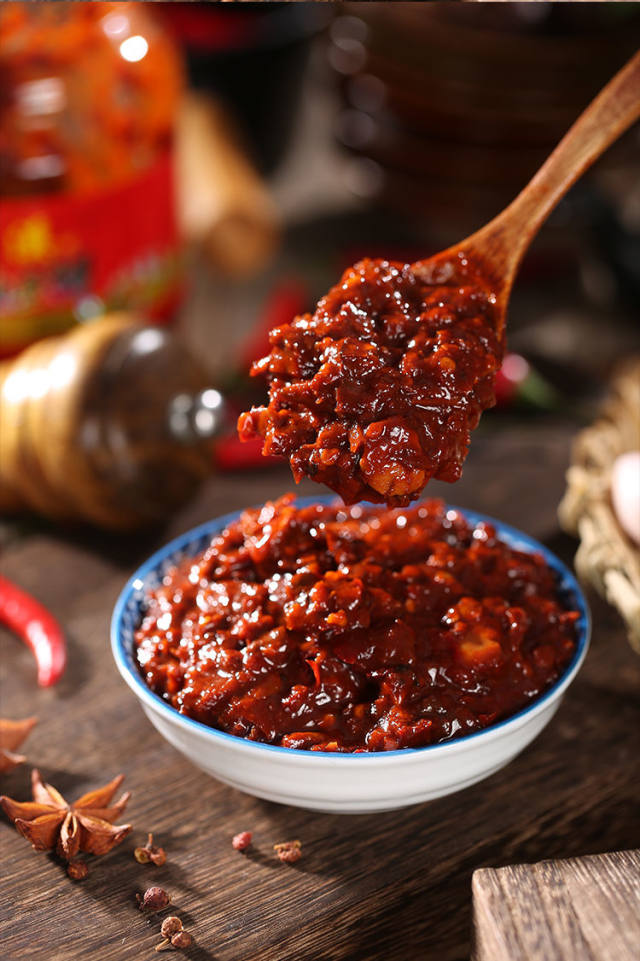 川溪村 红油郫都大瓶装豆瓣酱正宗四川家用香辣椒酱炒菜专用 1斤一瓶