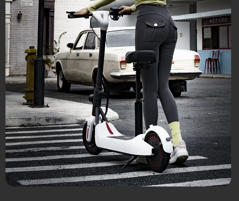 【闪电发货】小黄鸭儿童平衡车滑板车bremer电动滑板车折叠电动车坐骑