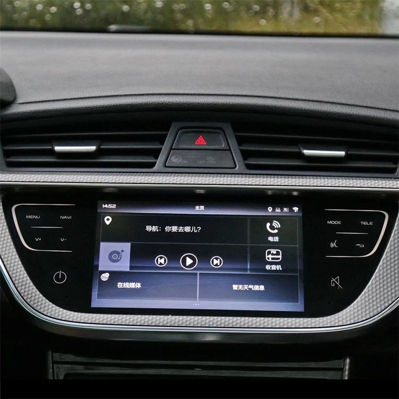 适用于182021新款帝豪glgs专用导航膜中控仪表盘液晶显示屏幕玻璃钢化